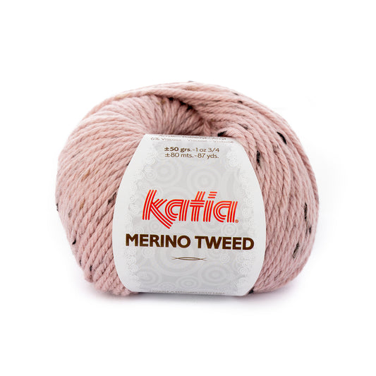 Katia Merino Tweed  Lichtroze kleur - 312