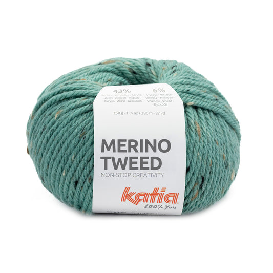 Katia Merino Tweed  Malachiet kleur - 320