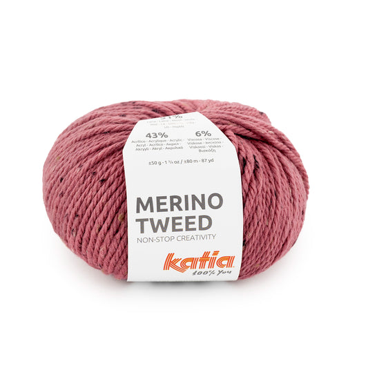 Katia Merino Tweed  Oude roos kleur - 321