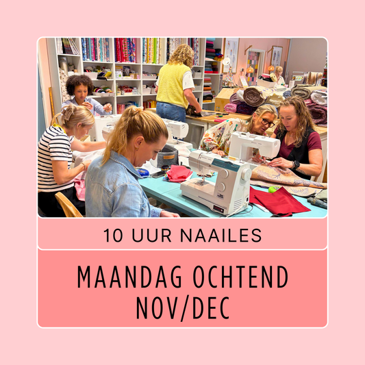 Naailes alle niveaus maandag ochtend NOV/DEC