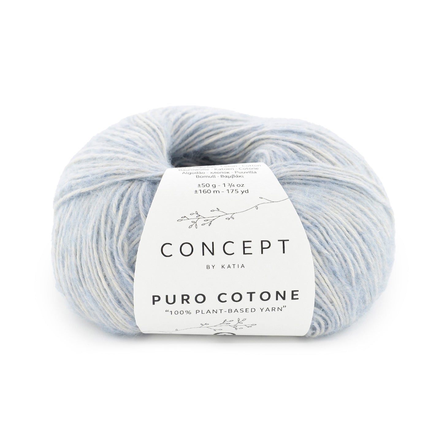 PURO COTONE Blauw cyaan 63