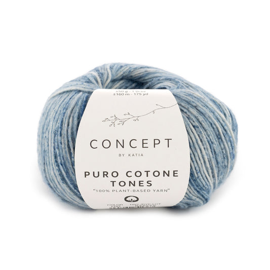 PURO COTONE TONES Blauw 100