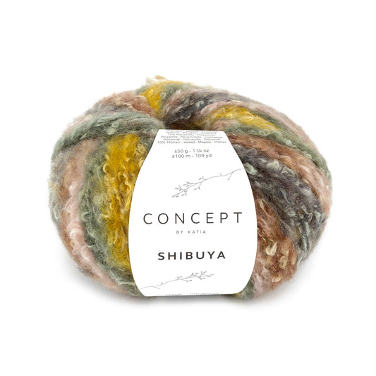 Katia Shibuya Bruin-Mint-Oker kleur - 100