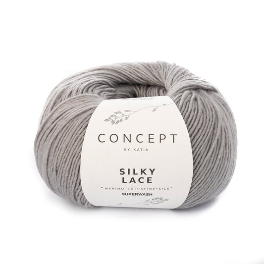 Katia Silky Lace Licht grijs kleur - 153