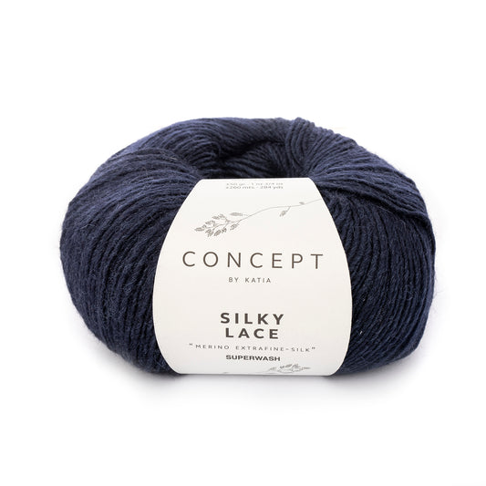 Katia Silky Lace Donker blauw kleur - 157