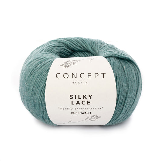 Katia Silky Lace Mint groen kleur - 170