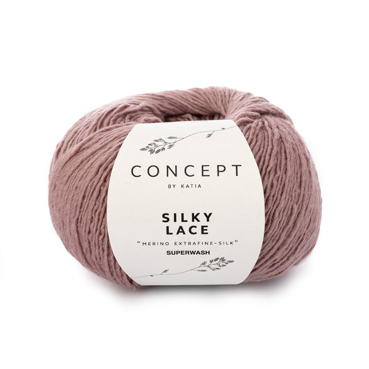 Katia Silky Lace Mauvé kleur - 172