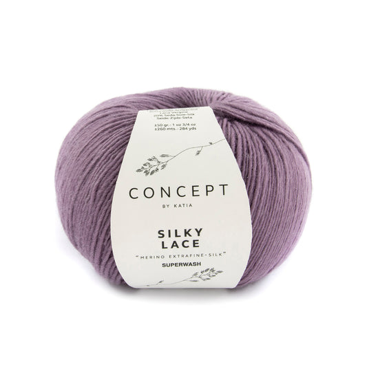 Katia Silky Lace Licht lila kleur - 181