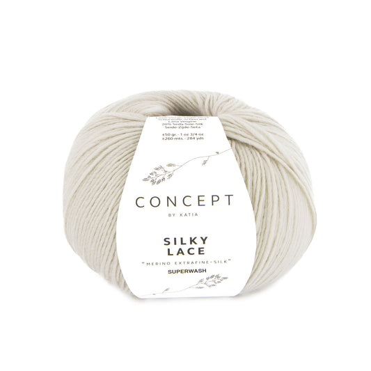 Katia Silky Lace Steen grijs kleur - 189