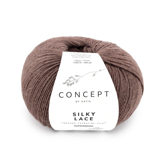 Katia Silky Lace Chocoladebruin kleur - 192
