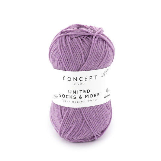 Katia United Socks & More Mauvé kleur - 10