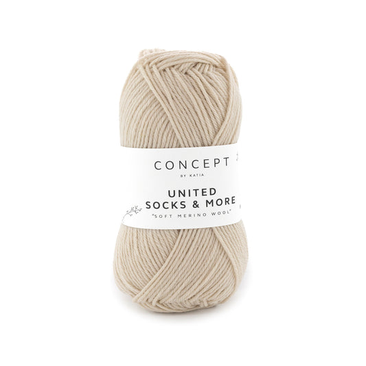 Katia United Socks & More Beige kleur - 100
