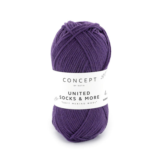 Katia United Socks & More Paars kleur - 11