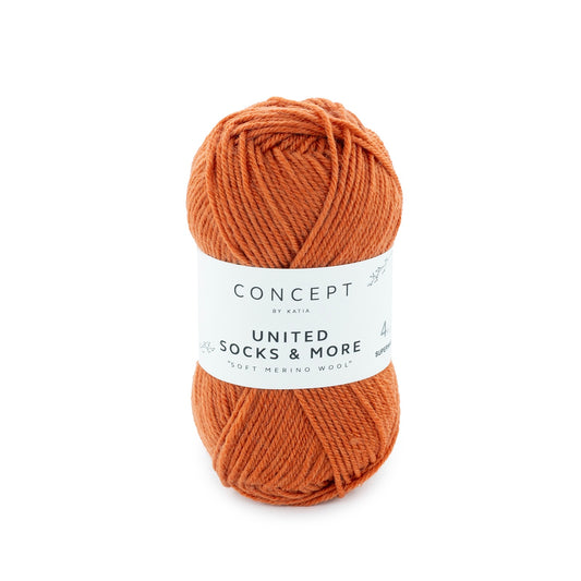 Katia United Socks & More Oranje kleur - 6