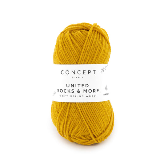 Katia United Socks & More Mosterd kleur - 7