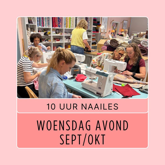 Naailes alle niveaus woensdag avond SEPT/OKT