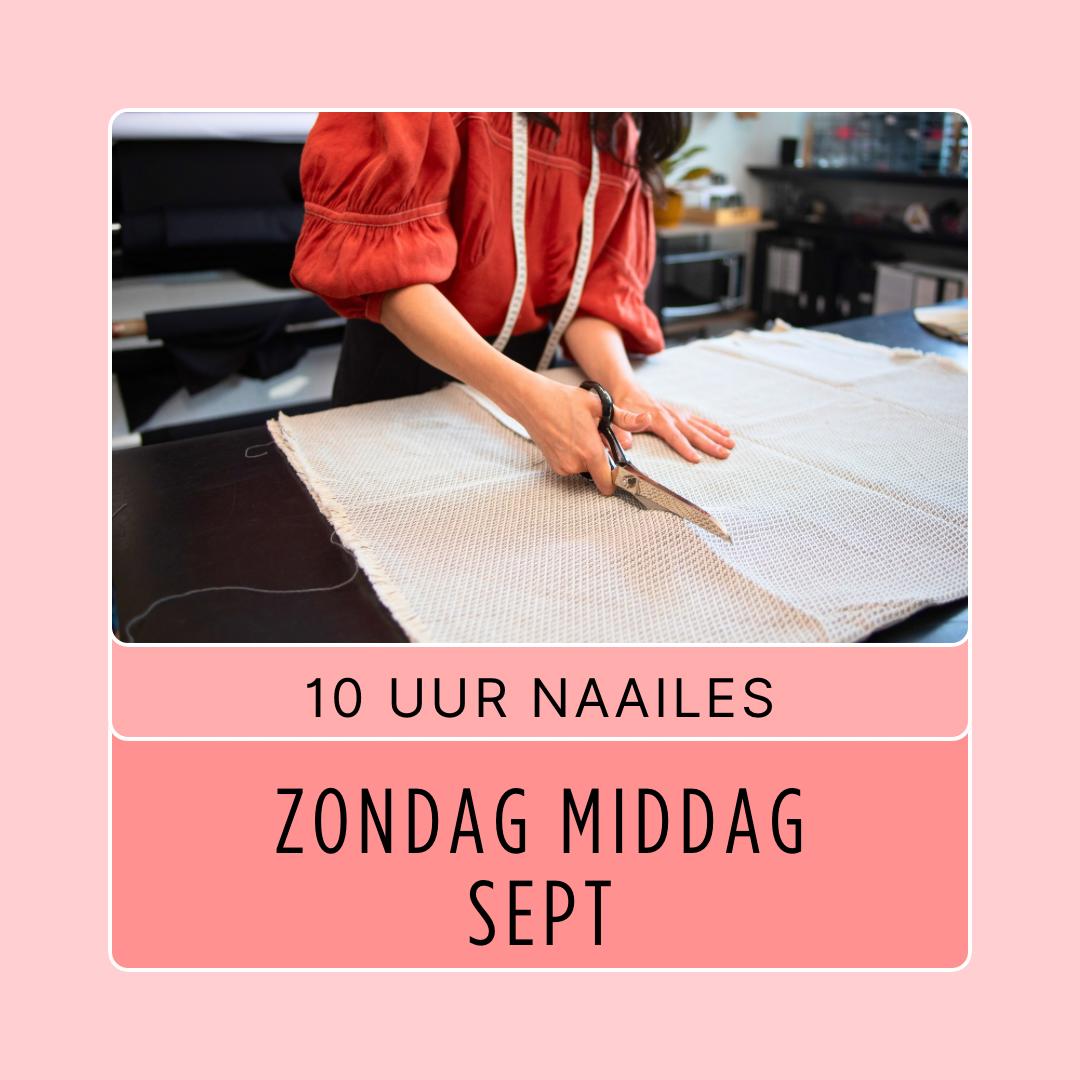 Naailes / Sewing course sunday afternoon SEPT