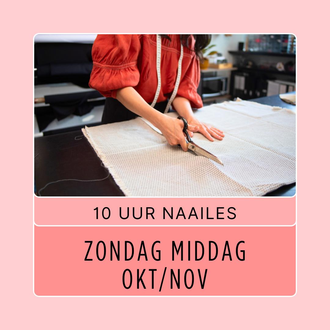 Naailes / Sewing course sunday afternoon OKT/NOV