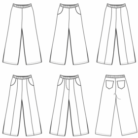 Bel’Etoile – Bay pants dames (papieren patroon)
