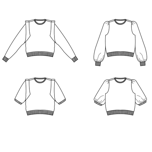 Bel’Etoile – Hera sweater kids (papieren patroon)