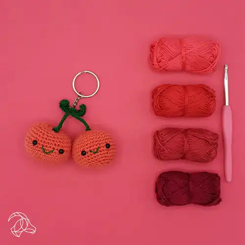 Hardicraft Haakpakket Tassenhanger Kersen 8 cm