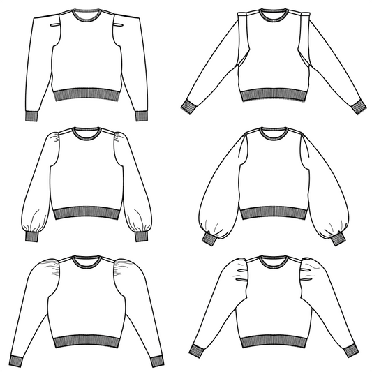 Bel’Etoile – Hera sweater dames en tieners (papieren patroon)