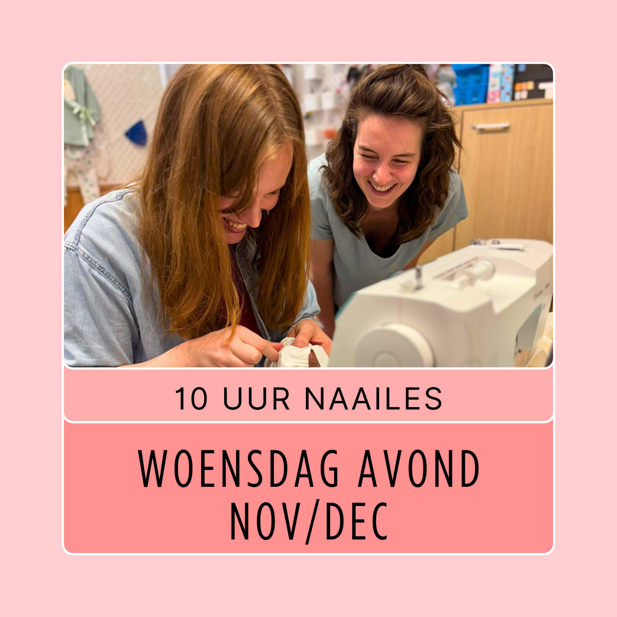 Naailes alle niveaus woensdag avond NOV/DEC