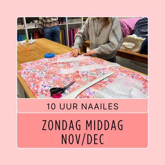 Naailes / Sewing course sunday afternoon NOV/DEC