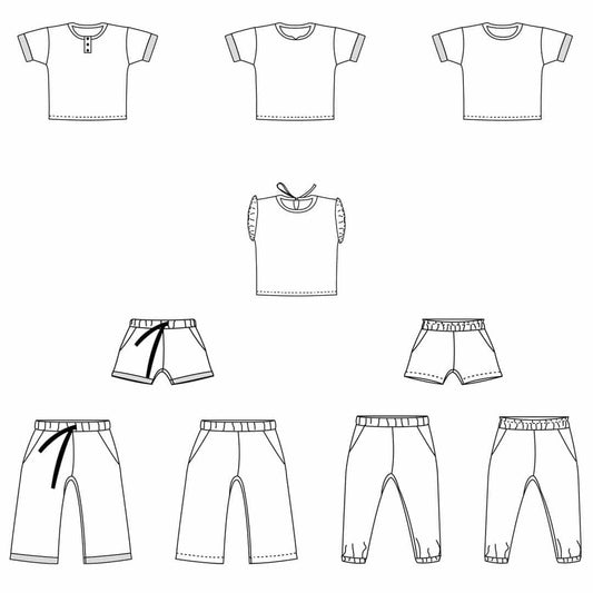 Bel’Etoile – Nio & Nia kids (papieren patroon)