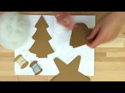 Faux Leather Kerstdecoraties