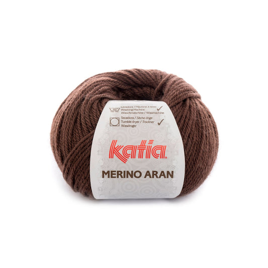 Katia Merino Aran Donker bruin kleur - 46