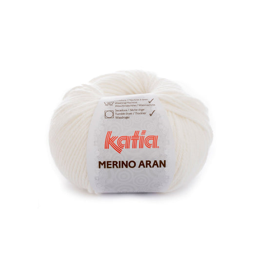 Katia Merino Aran Ecru kleur - 3