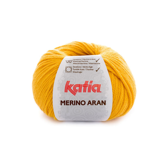 Katia Merino Aran Geel kleur - 80