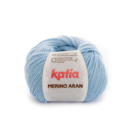 Katia Merino Aran Hemels blauw kleur - 68