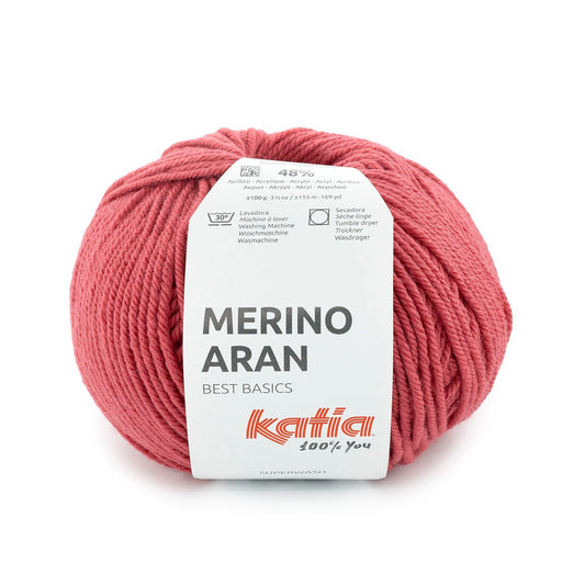 Katia Merino Aran Hibiscus kleur - 107