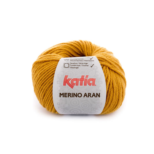 Katia Merino Aran Licht mosterdgeel kleur - 41
