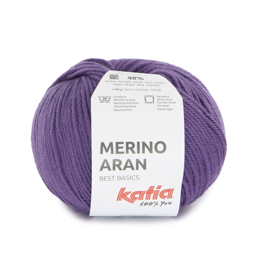 Katia Merino Aran Lila kleur - 102