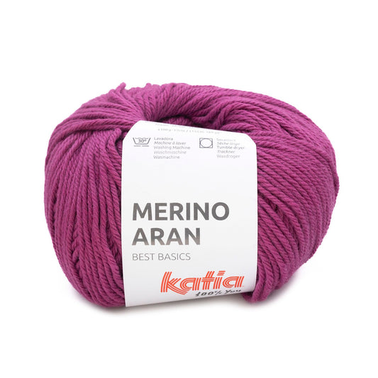 Katia Merino Aran Magenta kleur - 105