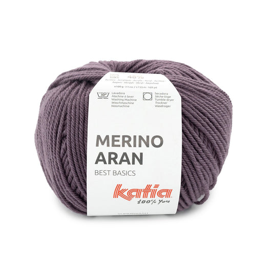 Katia Merino Aran Mauvé kleur - 111