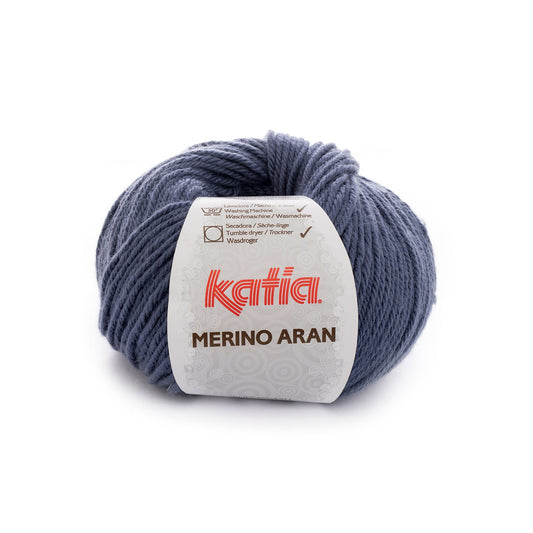 Katia Merino Aran Medium blauw kleur - 58