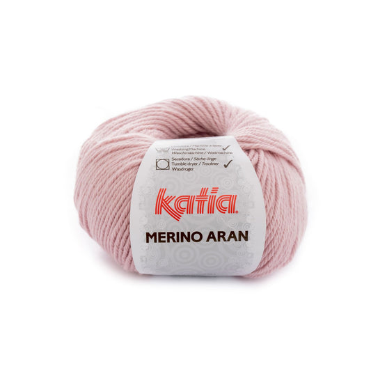 Katia Merino Aran Medium roze kleur - 53