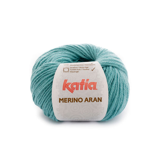 Katia Merino Aran Water blauw kleur - 86