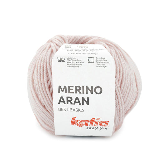 Katia Merino Aran Zeer licht roze kleur - 112