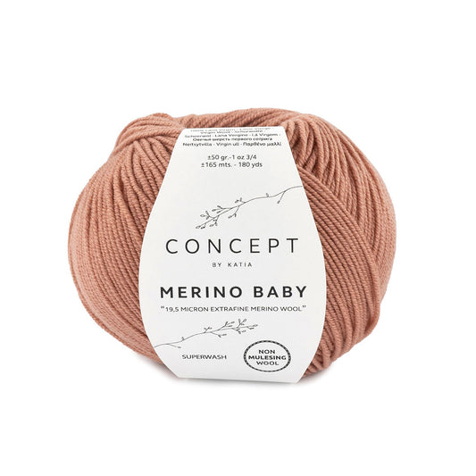 Katia Merino Baby Aarde bruin kleur - 98