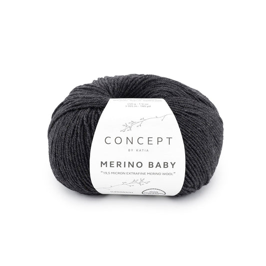Katia Merino Baby Donker grijs kleur - 162