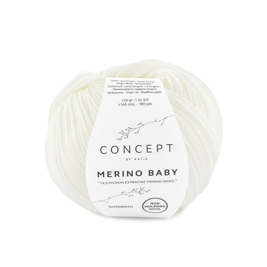 Katia Merino Baby Ecru kleur - 3