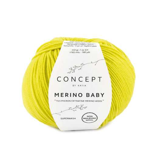 Katia Merino Baby Fel groen kleur - 154