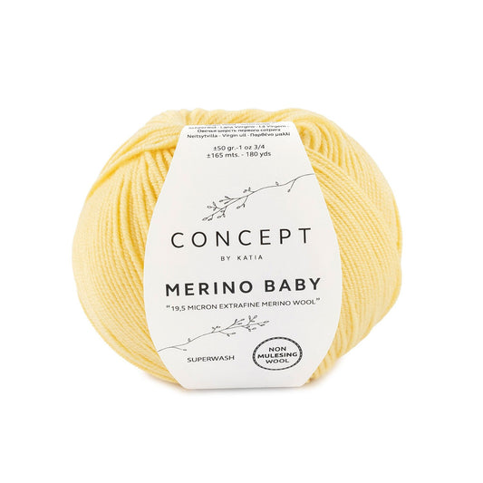 Katia Merino Baby Geel kleur - 37