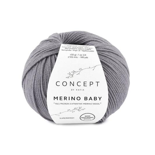 Katia Merino Baby Grijs kleur - 25