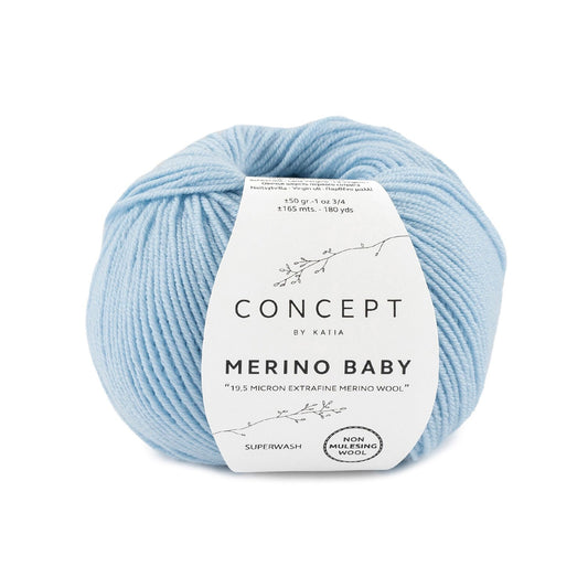 Katia Merino Baby Hemels blauw kleur - 8